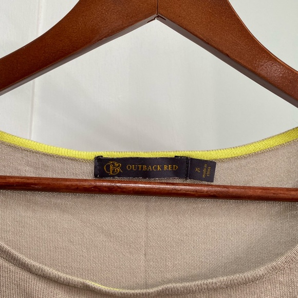 The LIMITED (Original) Outback Red colorblock stripe tunic sweater - size XL🔻 - Picture 3 of 6